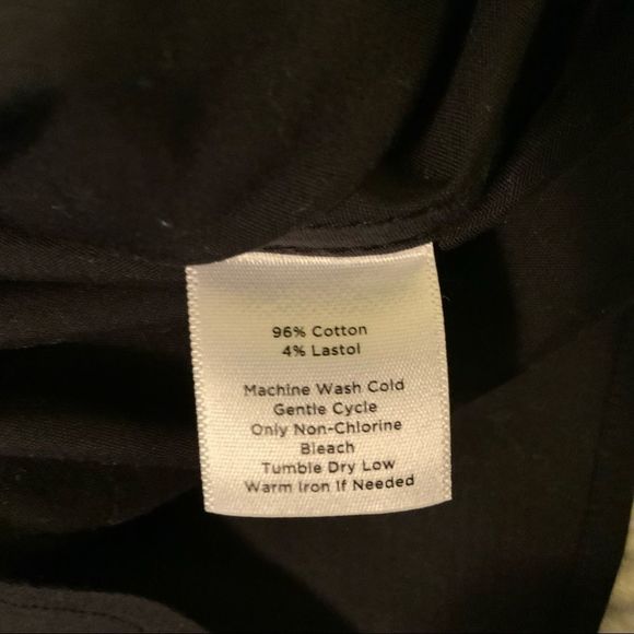 Talbots size 12 Ladies blouse in Black.Cotton blend. Long sleeved classic style. - Picture 7 of 8